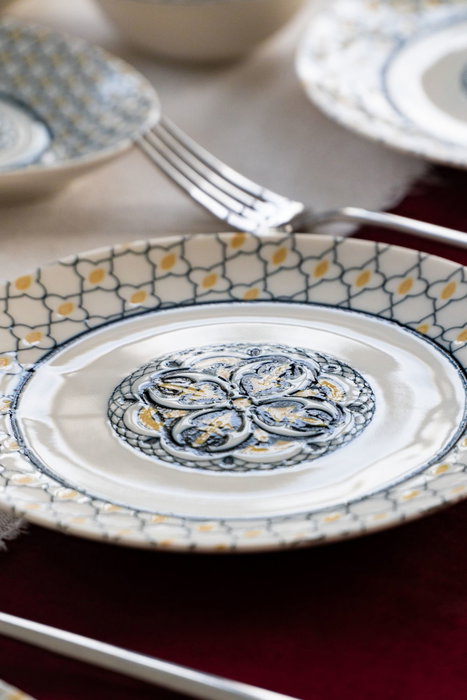 Hermia Set de Desayuno Bergama 16 Multicolor